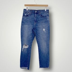 Madewell High Rise Slim Boyjean